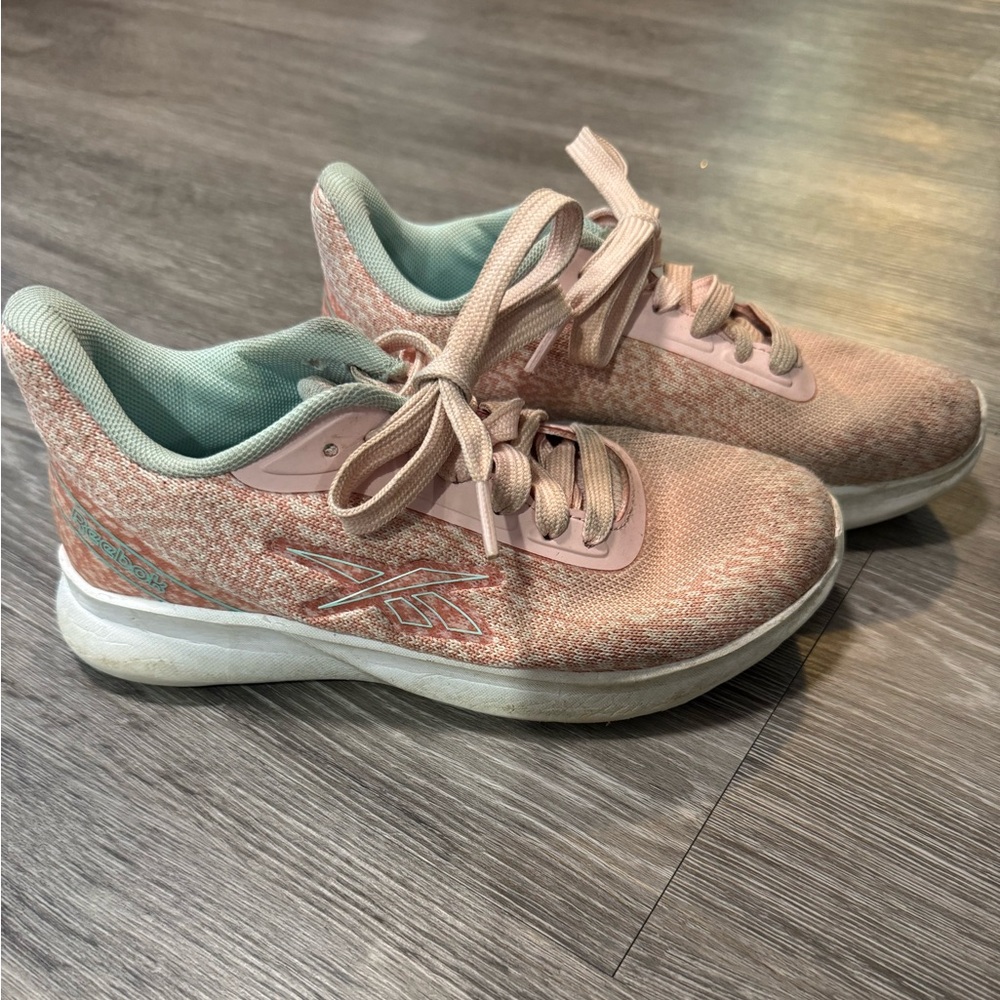 Girls Reebok Pink Sneakers - Size 1